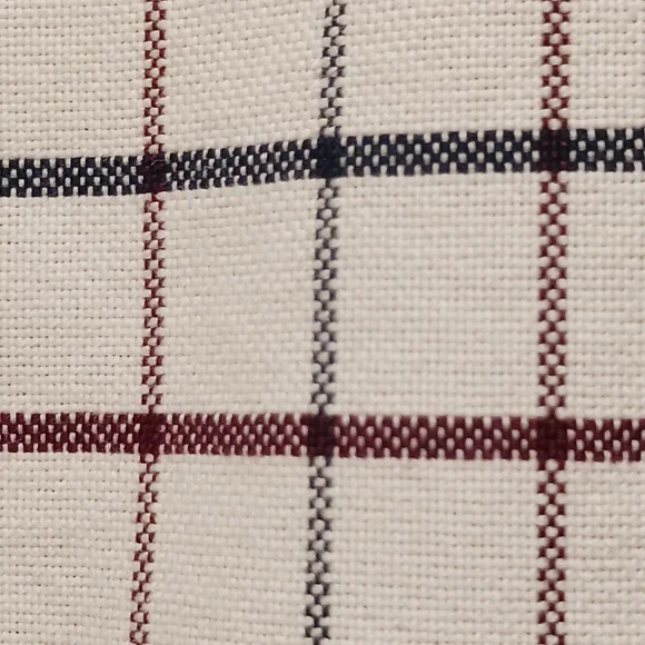 J.Crew Heritage Check Men's Shirt -Cream & Burgundy- Classic Cut- XL EUC - Picture 5 of 8